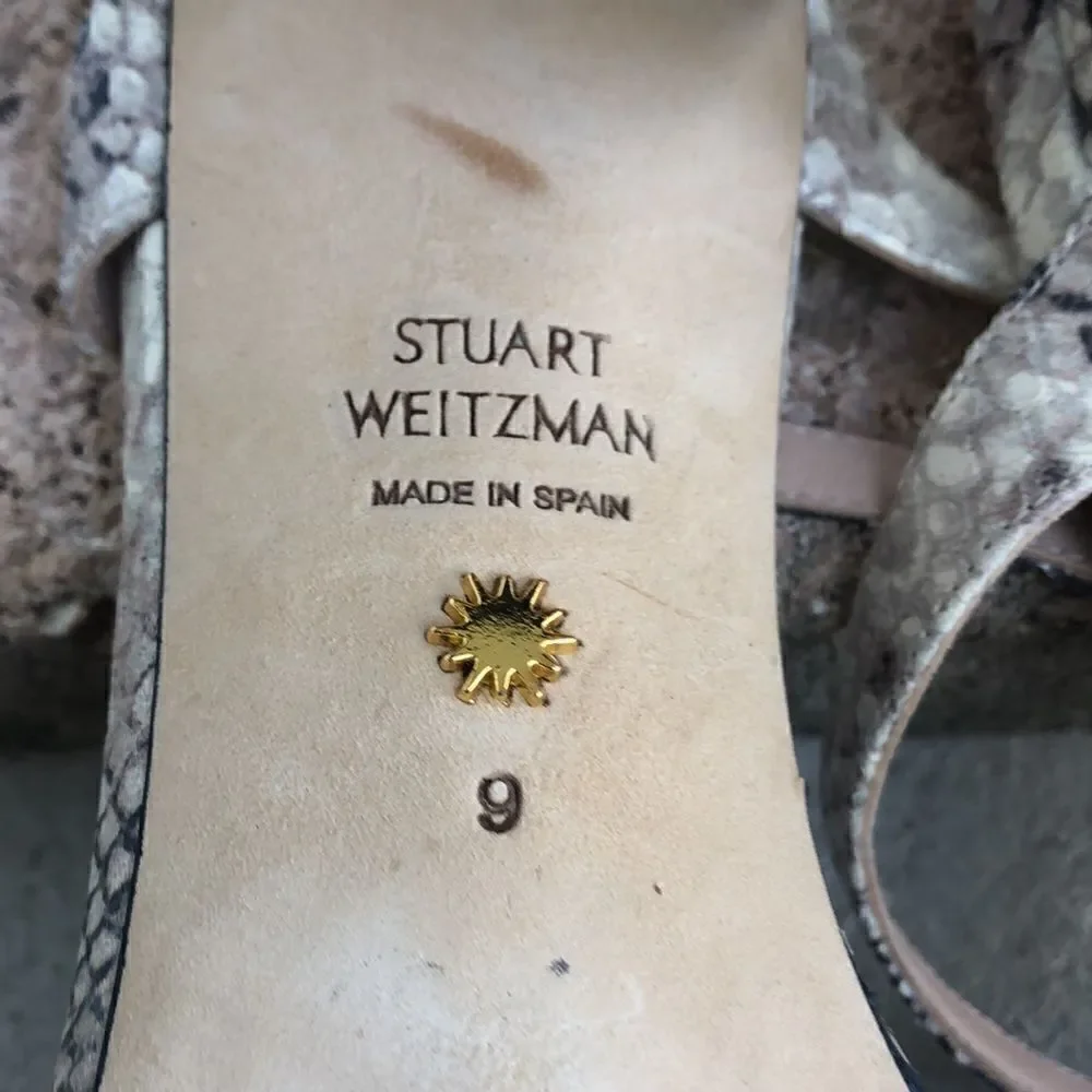 Stuart Weitzman Aleena block sandals